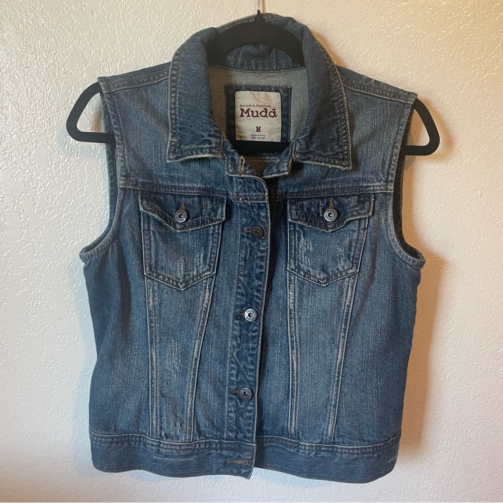 Sleeveless Mudd Jean jacket